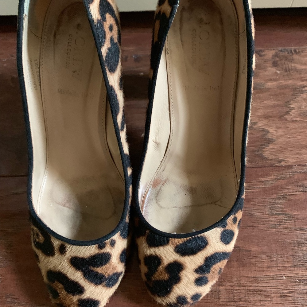 J.Crew Leopard heels